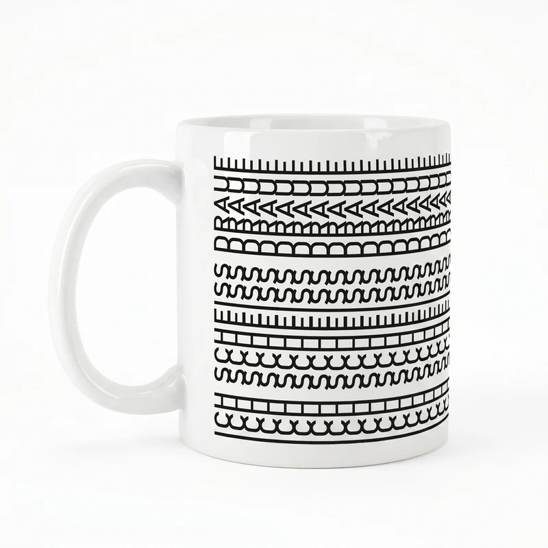 Tasse mit versteckter Botschaft 'Ich scheiss drauf' | Kaffeetasse als lustiges Geschenk