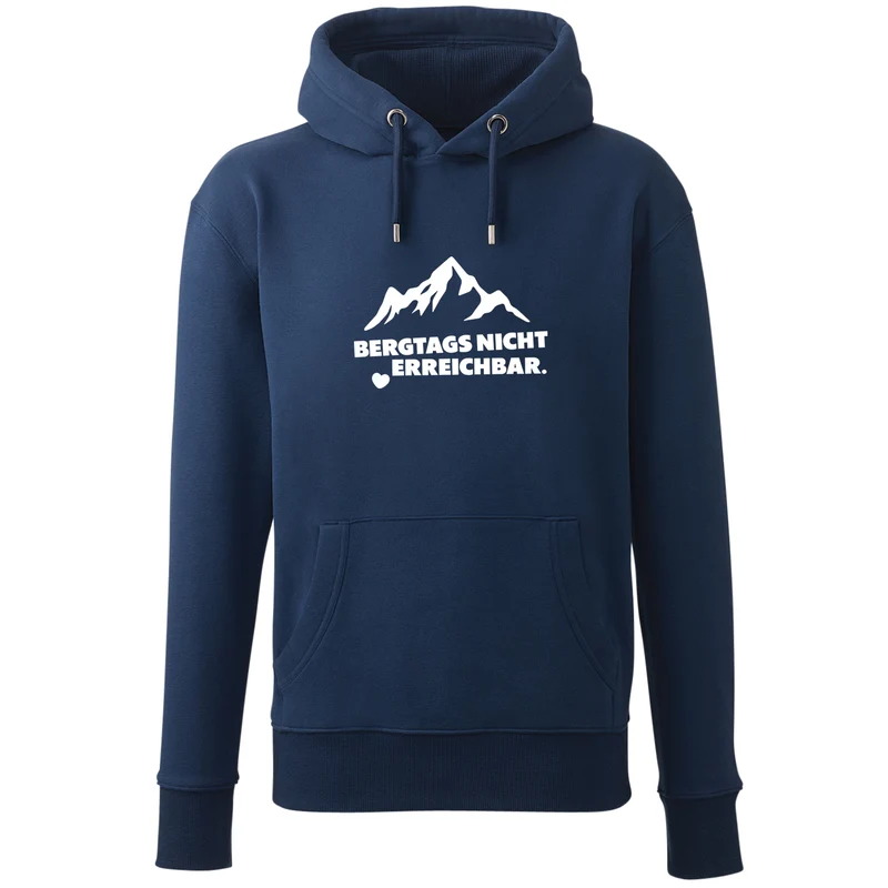 Hoodie "Bergtags nicht erreichbar"