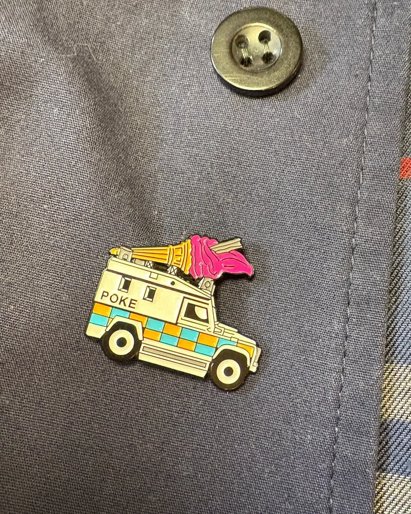 Poke Wagon Pin Badge | Leo Boyd
