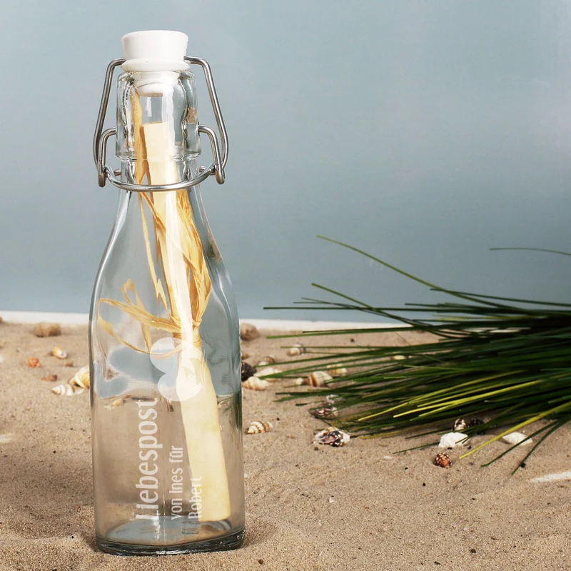 Liebespost aus der kleinen Flasche | Geschenk zum Valentinstag & Hochzeit