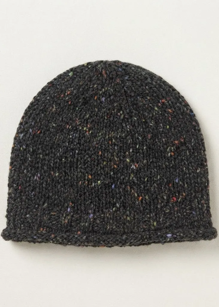 Donegal Fleck Wool Hat - Forest Green