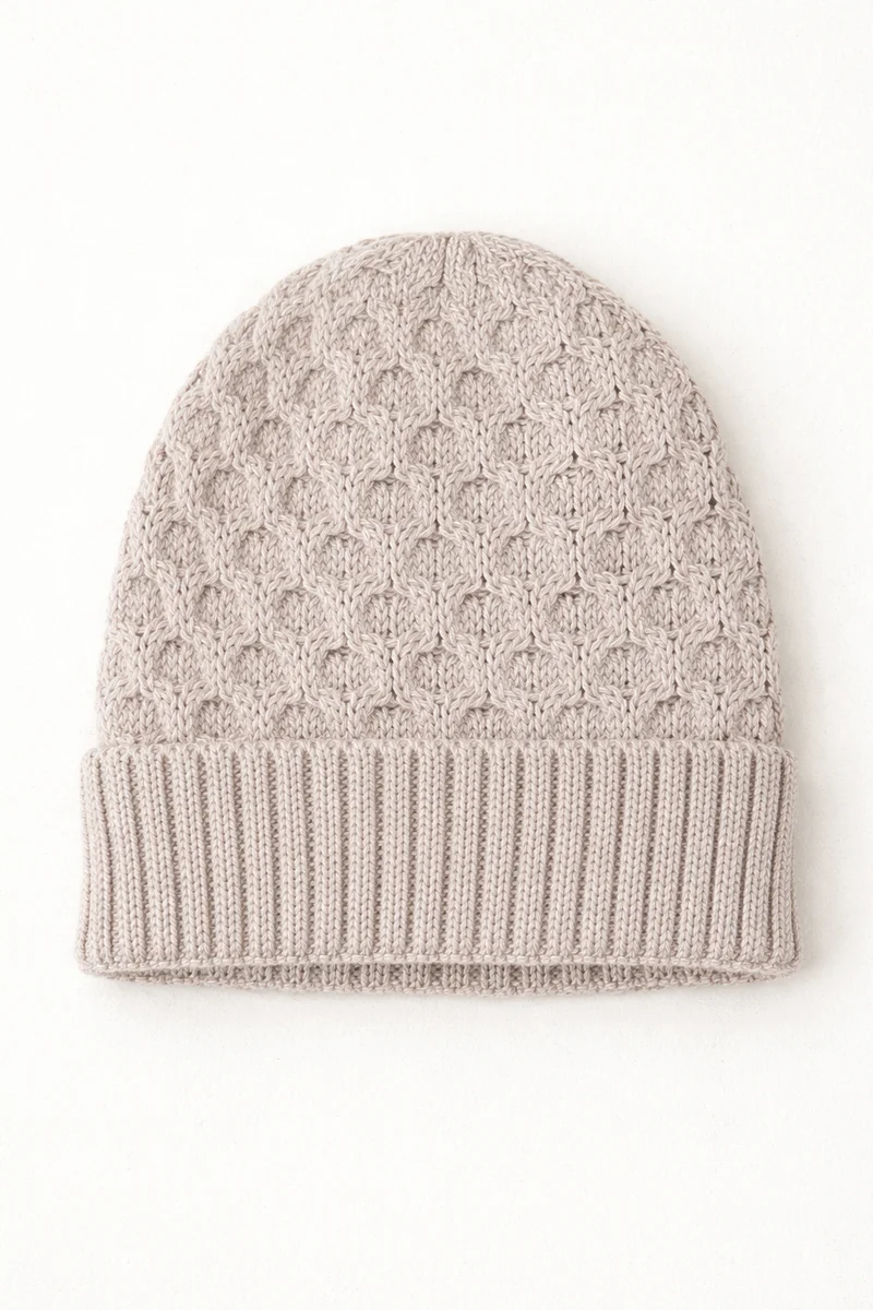 Aran Merino Wool Hat - Oatmeal