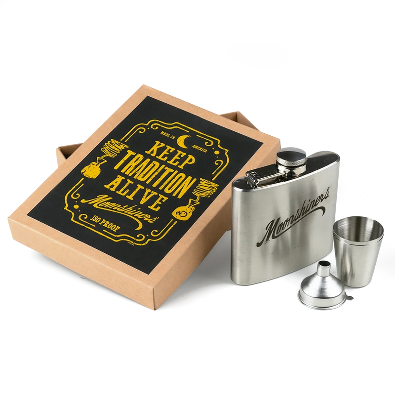Moonshiners Flachmann Set