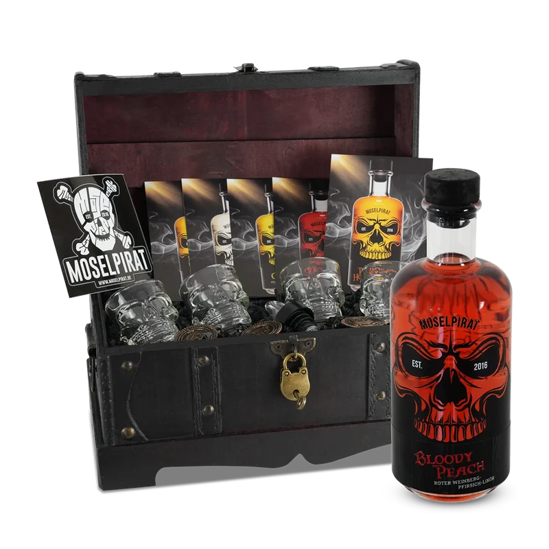 Piraten Truhe Bloody Peach