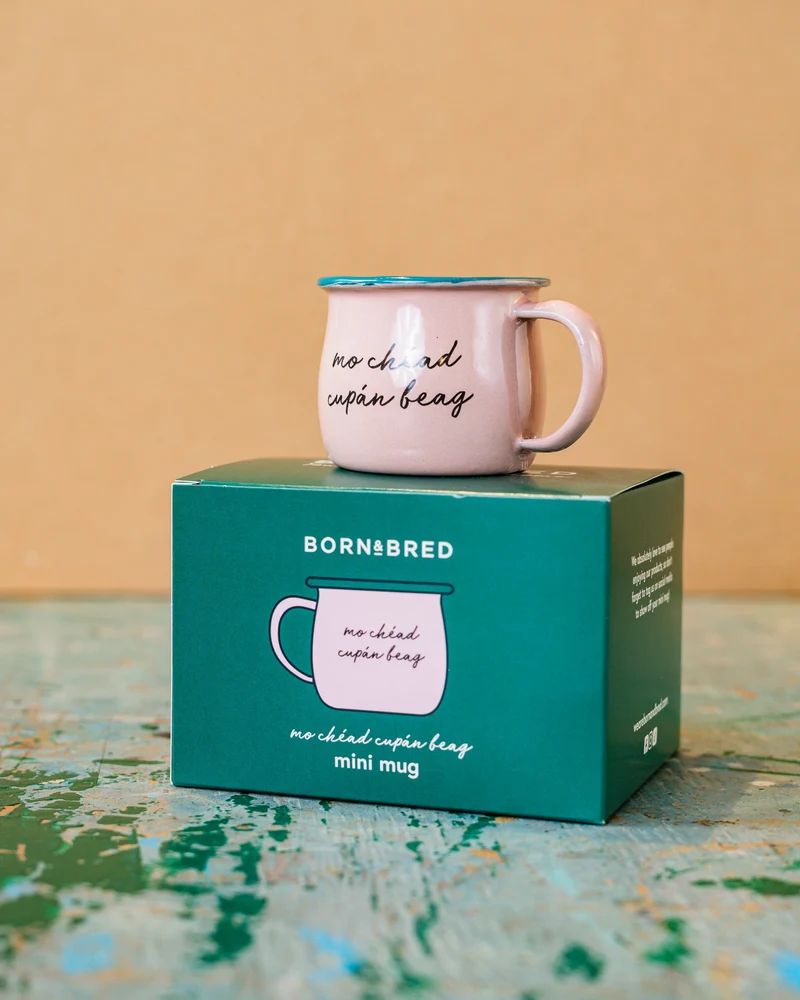 Mo Chéad Cupán Beag Mug Enamel Mini Mug | Born & Bred