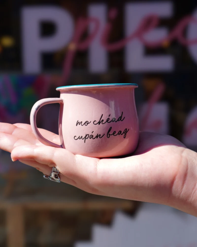 Mo Chéad Cupán Beag Mug Enamel Mini Mug | Born & Bred