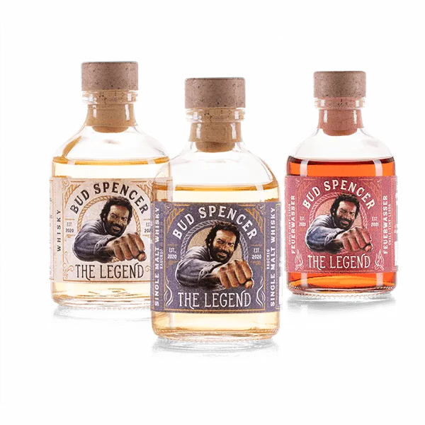 Bud Spencer Whisky Geschenkset in Holzbox