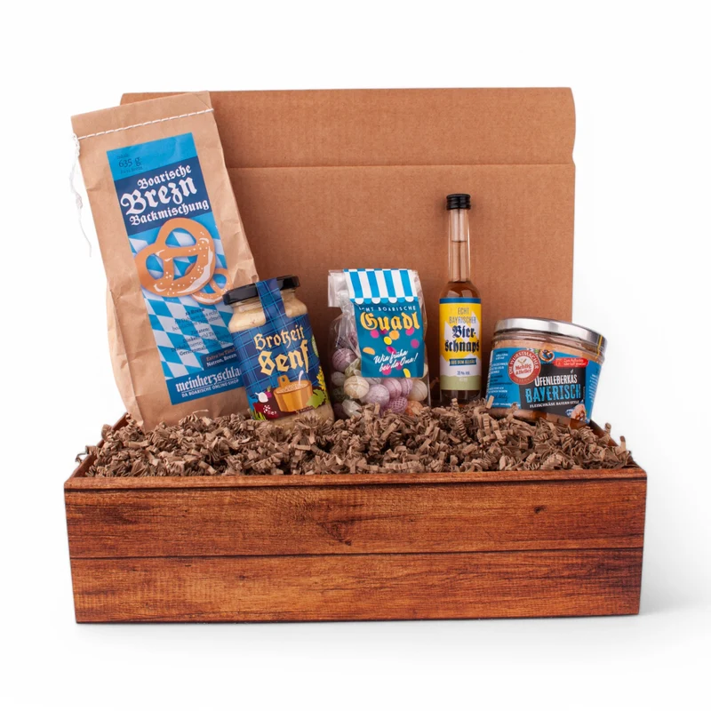 Geschenkbox "A guade Brotzeit"