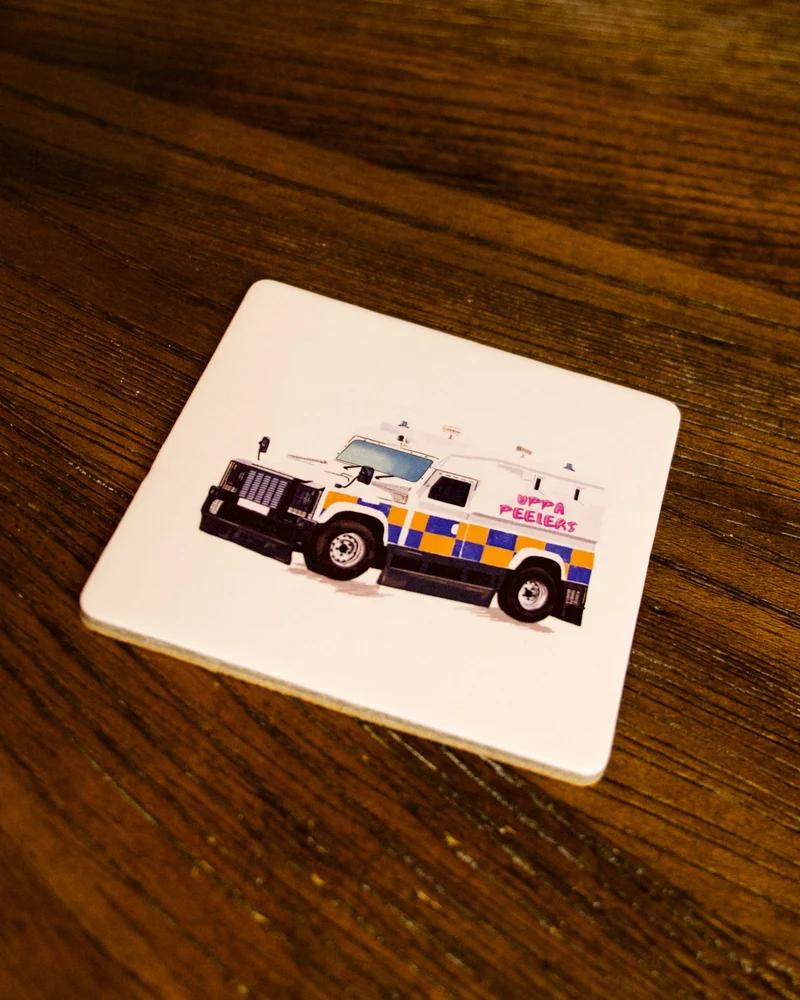 Uppa Peelers Coaster | Dearbhail Designs
