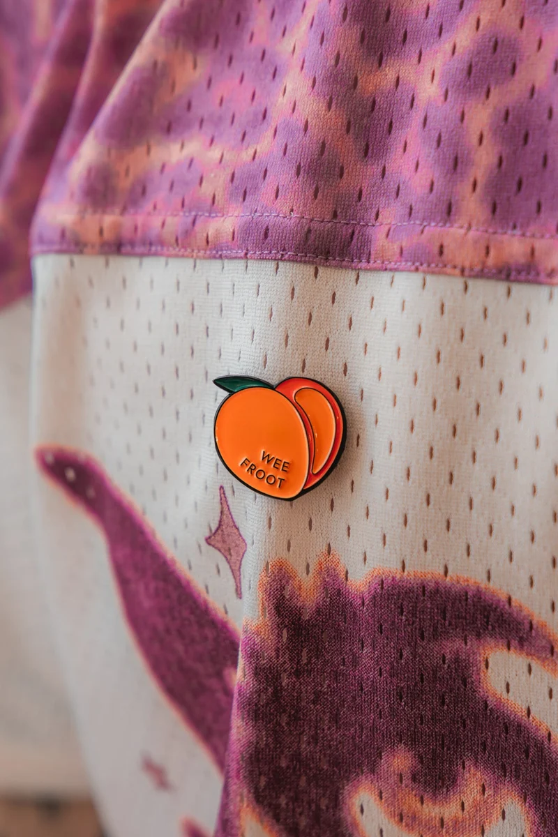 Wee Froot Peach Pin | Born and Bred