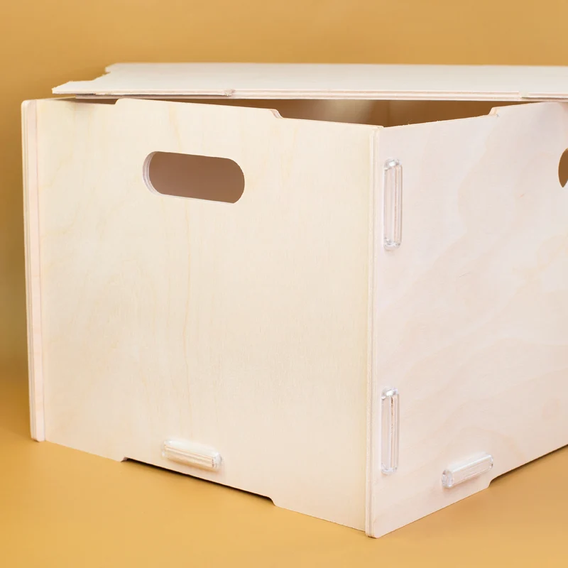 Erinnerungsbox für Mädchen personalisiert mit Geburtsdaten | clipfritz® Aufbewahrungskiste aus Holz