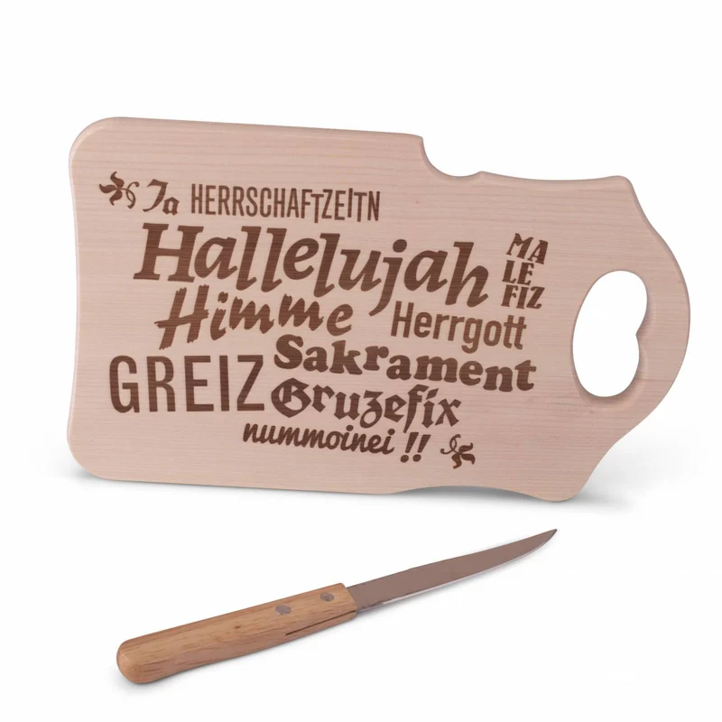 Brotzeitbrettl "Herrschaftzeitn"
