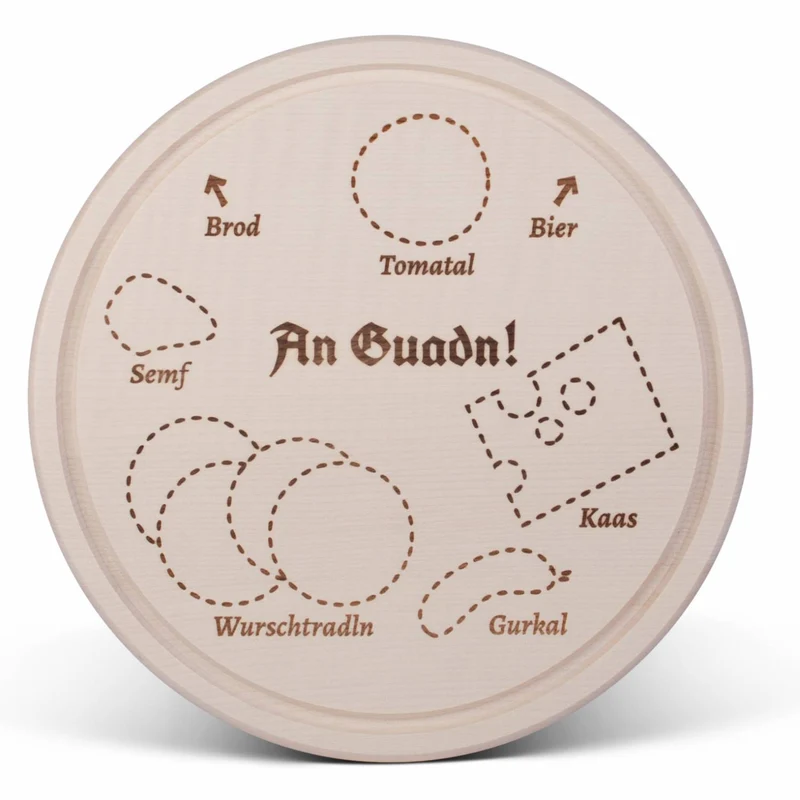 Brotzeitbrettl "An Guadn"