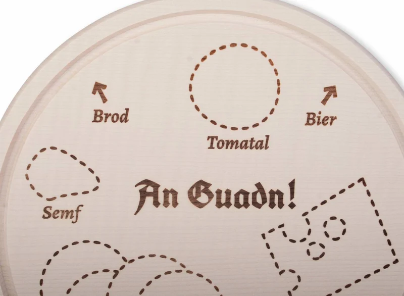 Brotzeitbrettl "An Guadn"