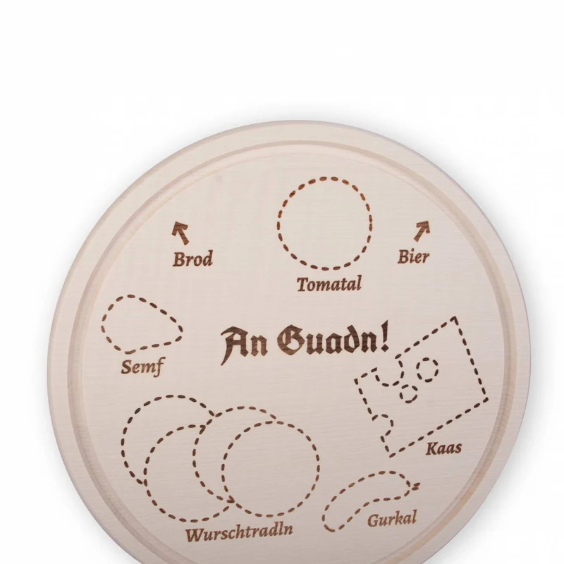 Brotzeitbrettl "An Guadn"