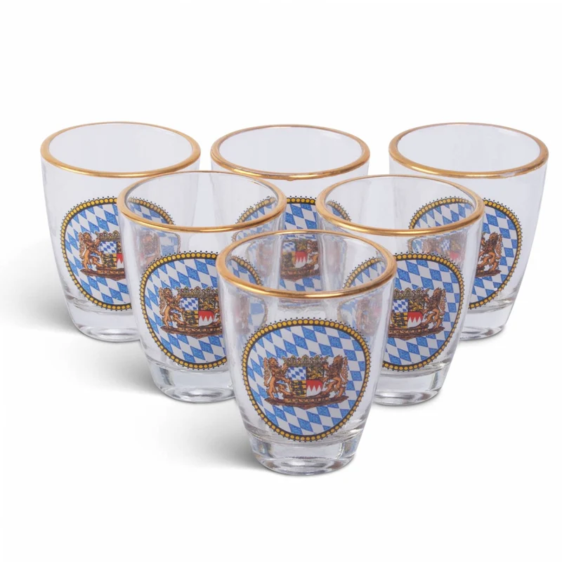 Bayerische Schnapsgläser (6er Set)