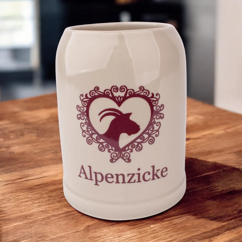 Bierkrug "Alpenzicke"