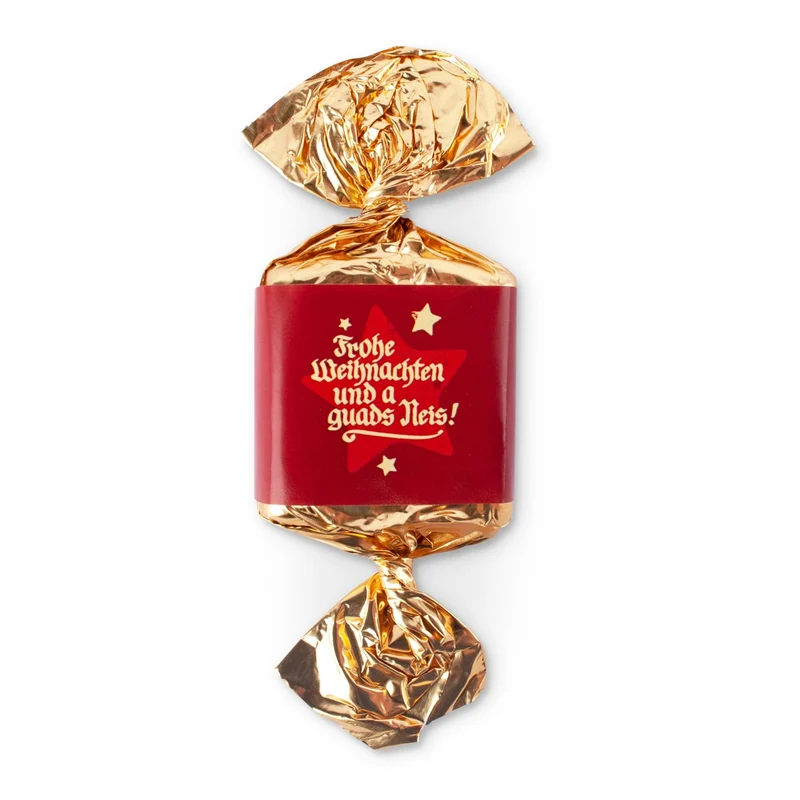 Nougat-Busserl "Frohe Weihnachten"