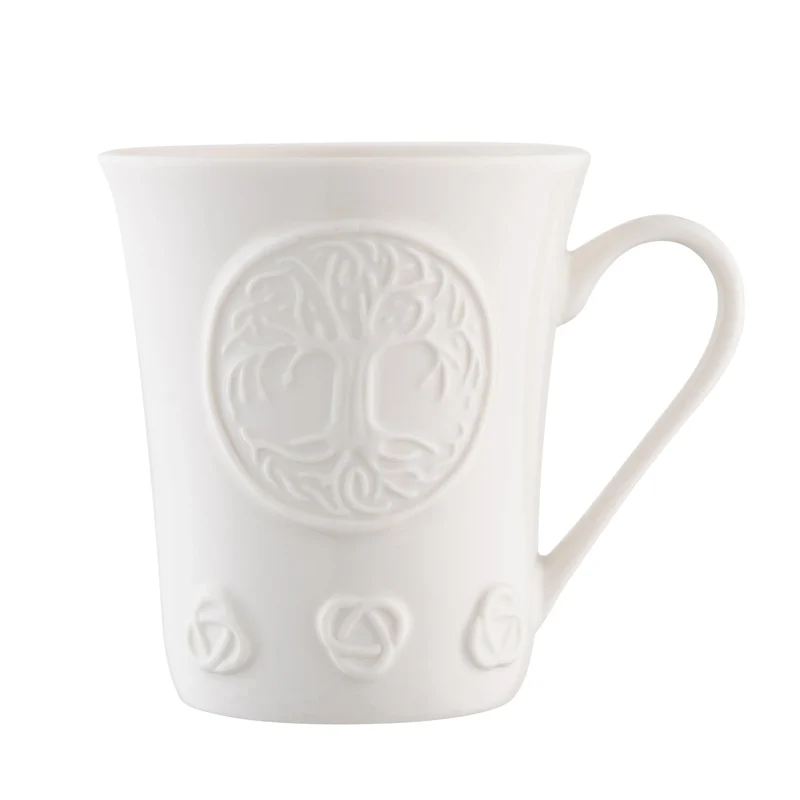Belleek Classic Tree of Life Set of Two Mugs