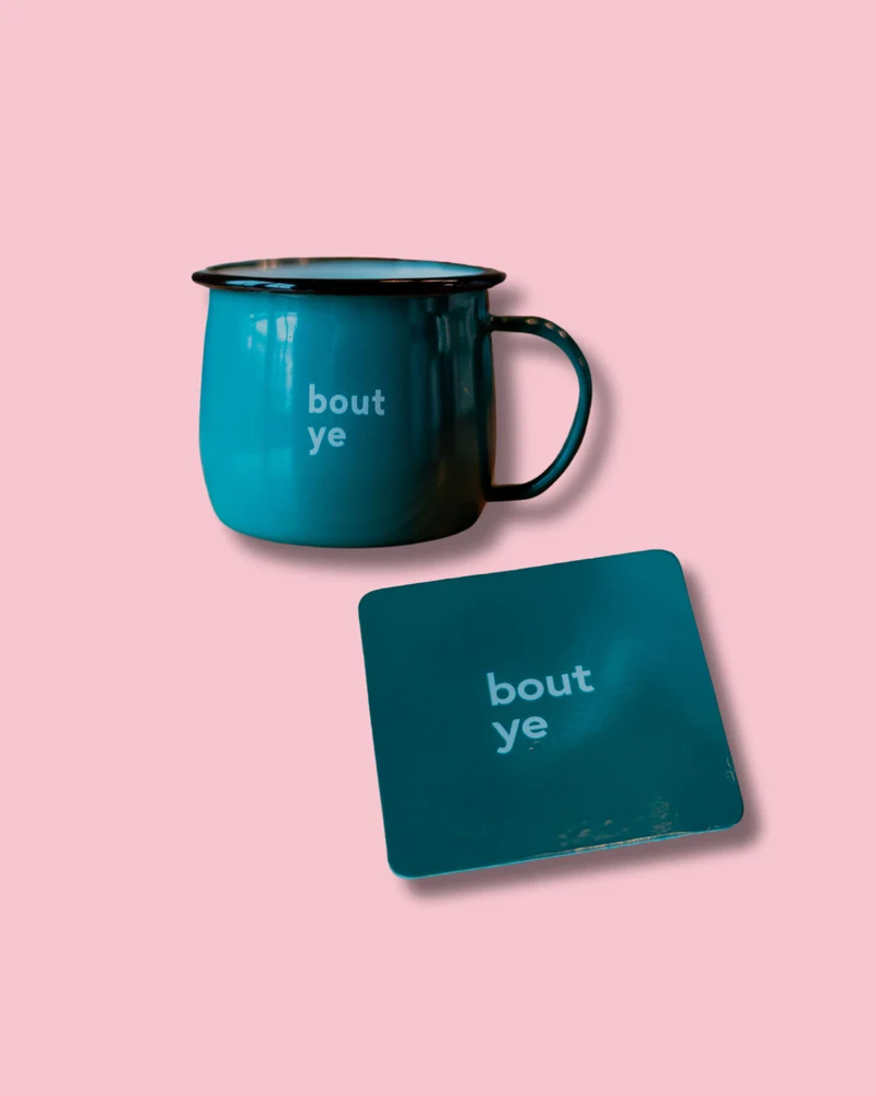 Bout Ye Green Mug & Coaster Set | Born & Bred