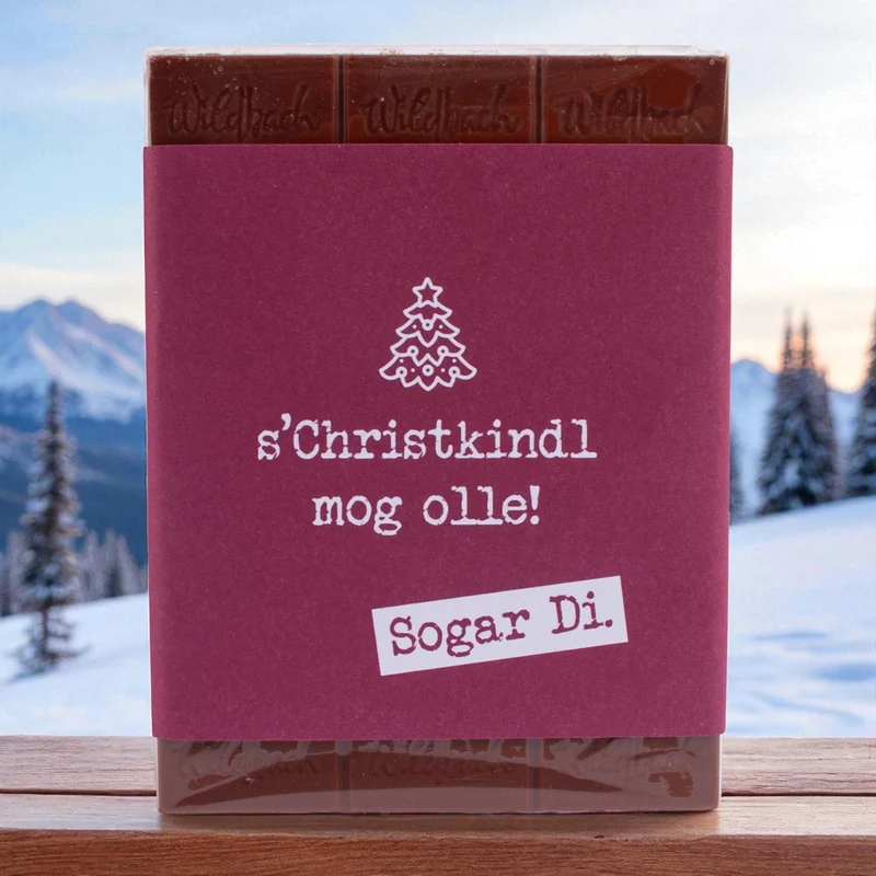 Schokolade "s'Christkindl mog olle!"
