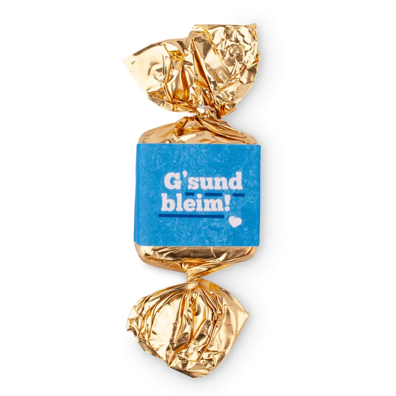 Nougat-Busserl "G'sund bleim!"