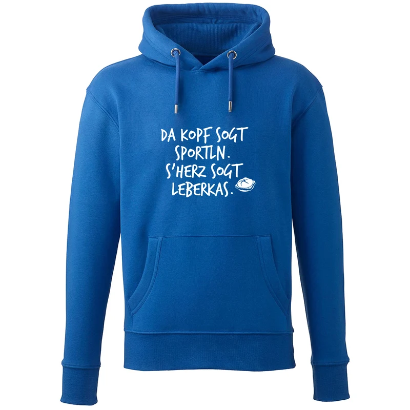 Hoodie "s'Herz sogt Leberkas"