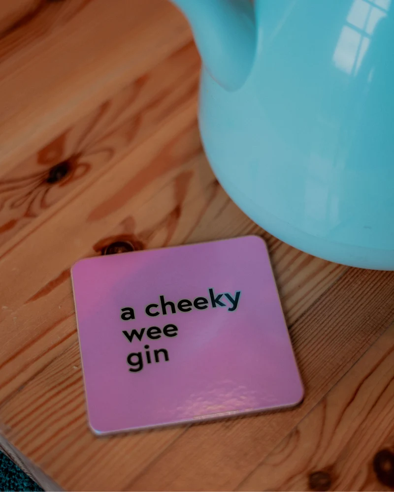 A Cheeky Wee Gin Coaster | Born & Bred