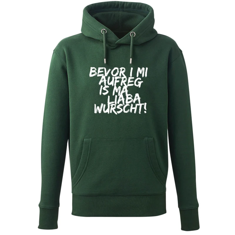 Hoodie "Bevor i mi aufreg ..."