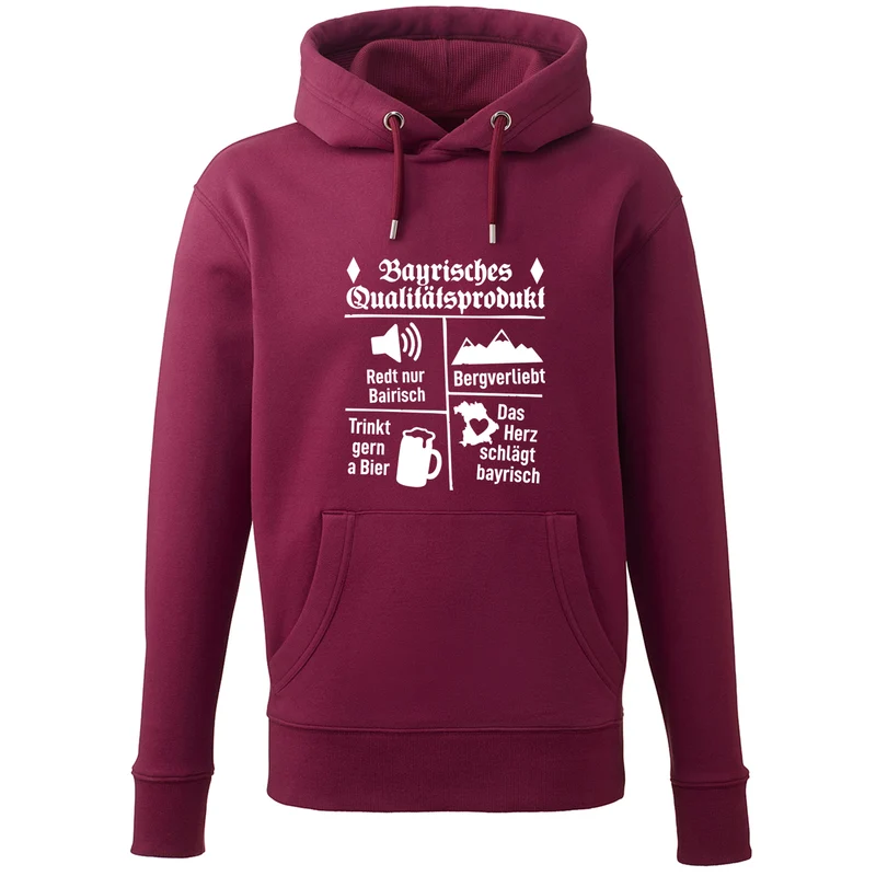 Hoodie "Bayrisches Qualitätsprodukt"