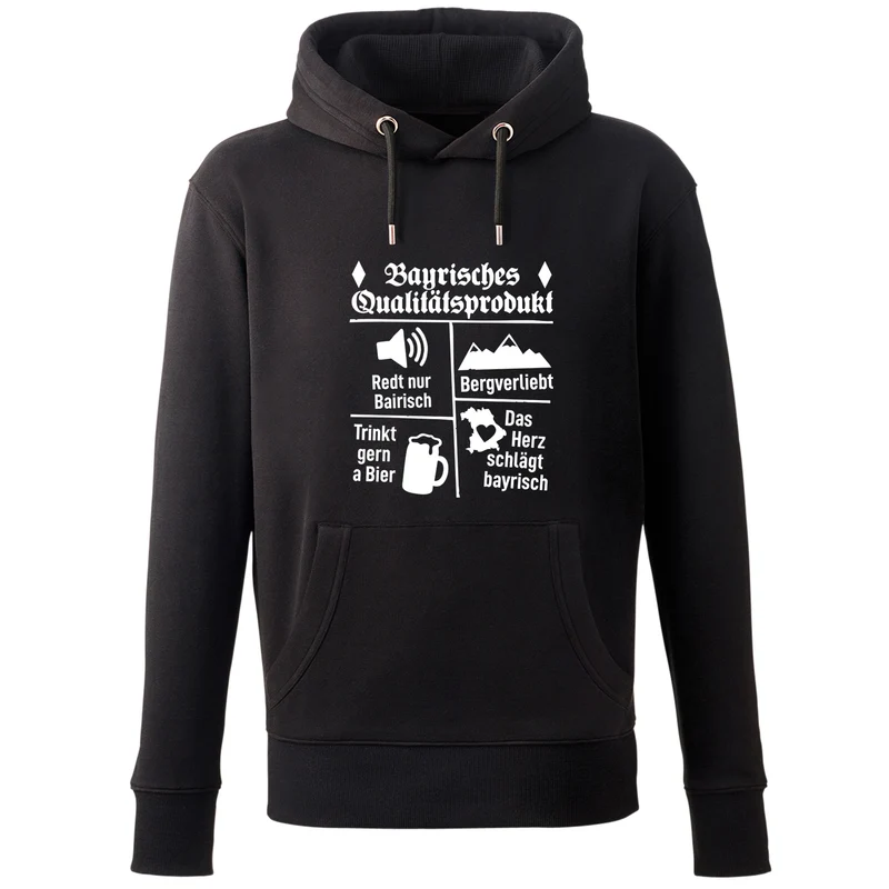 Hoodie "Bayrisches Qualitätsprodukt"