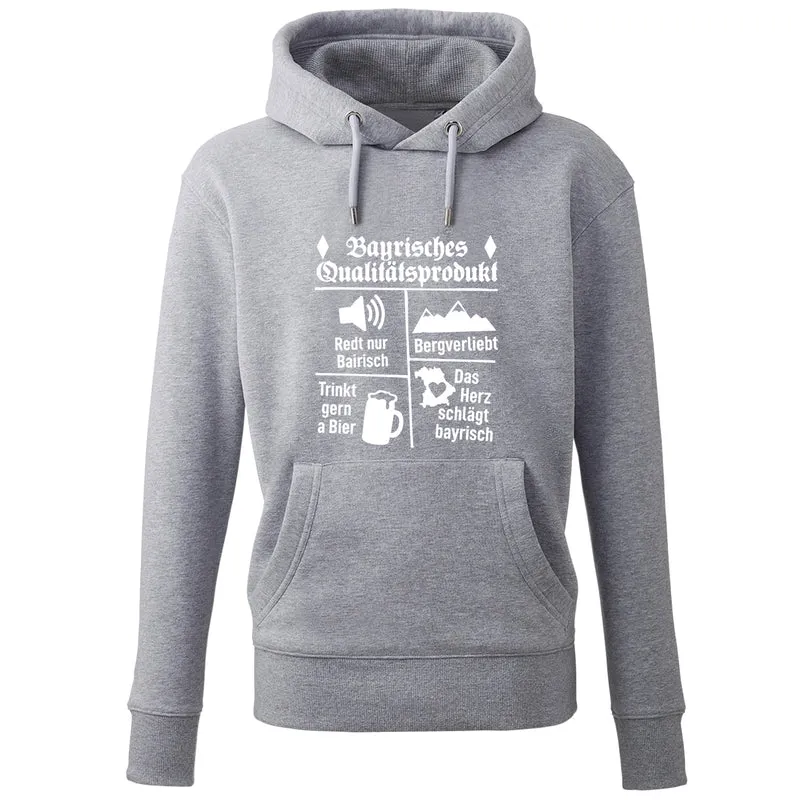 Hoodie "Bayrisches Qualitätsprodukt"