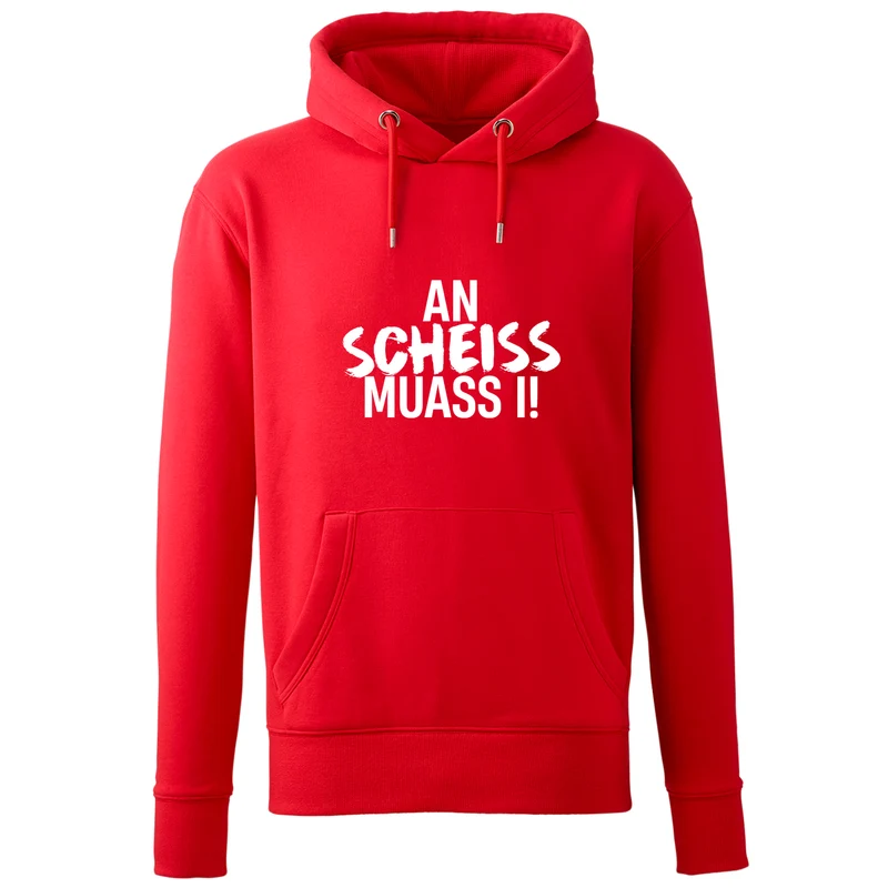 Hoodie "An Scheiss muass i!"