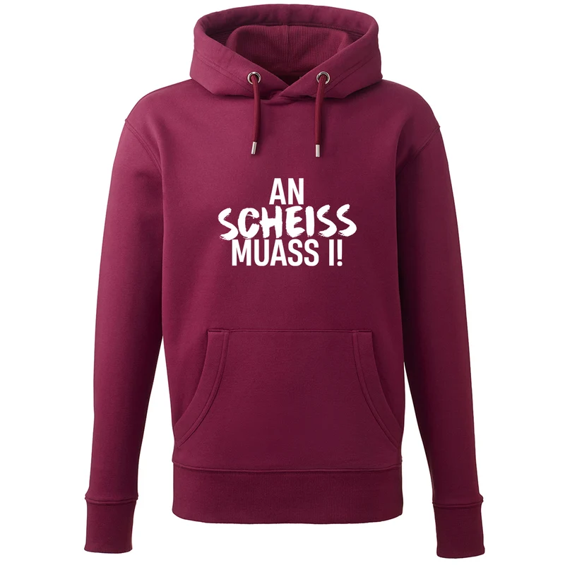 Hoodie "An Scheiss muass i!"