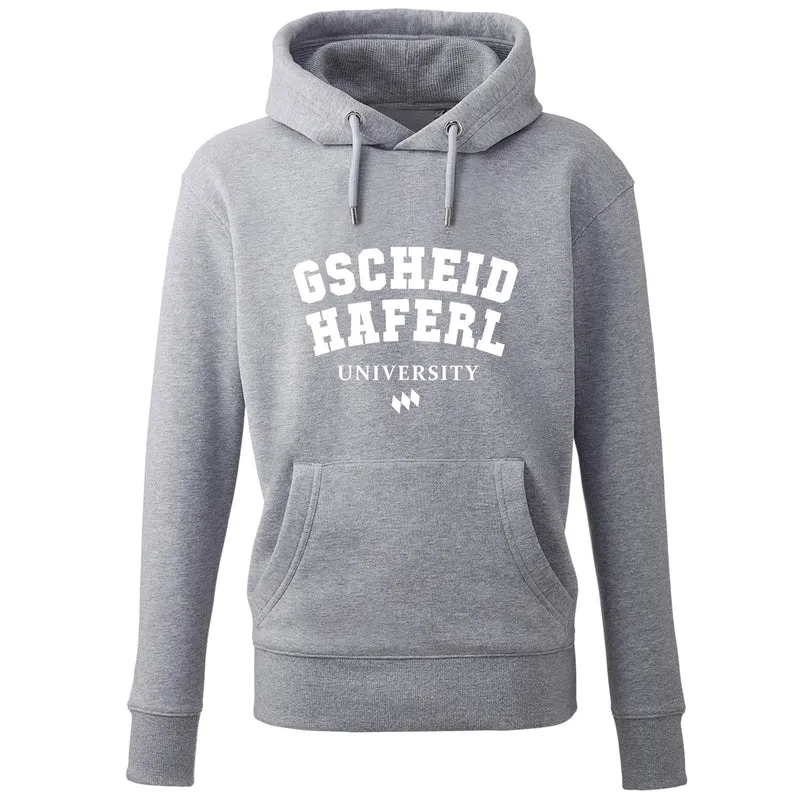 Hoodie "Gscheidhaferl University"