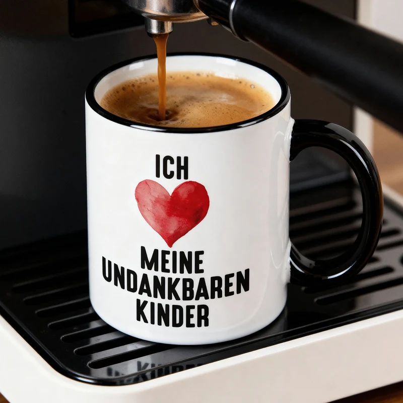 Lustige Tasse 'Ich liebe meine undankbaren Kinder' | Geschenk für Eltern zum Muttertag & Vatertag