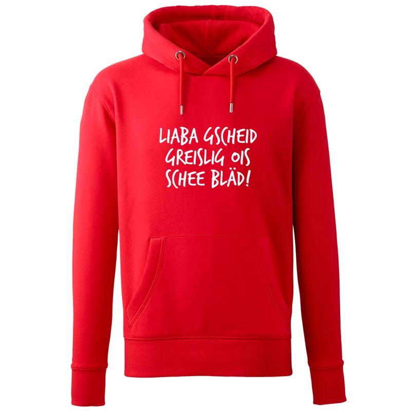 Hoodie "Gscheid greislig"