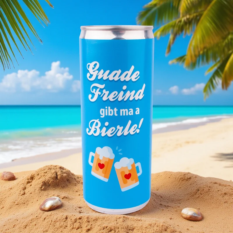 Bierdose "Guade Freind"