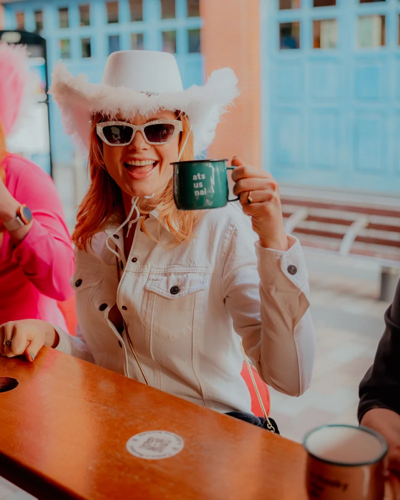 Ats Us Nai Enamel Mug | Born & Bred