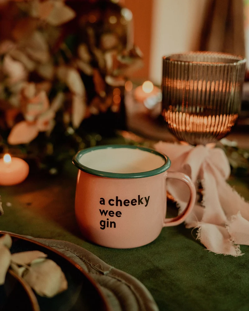 A Cheeky Wee Gin Enamel Mug | Born & Bred