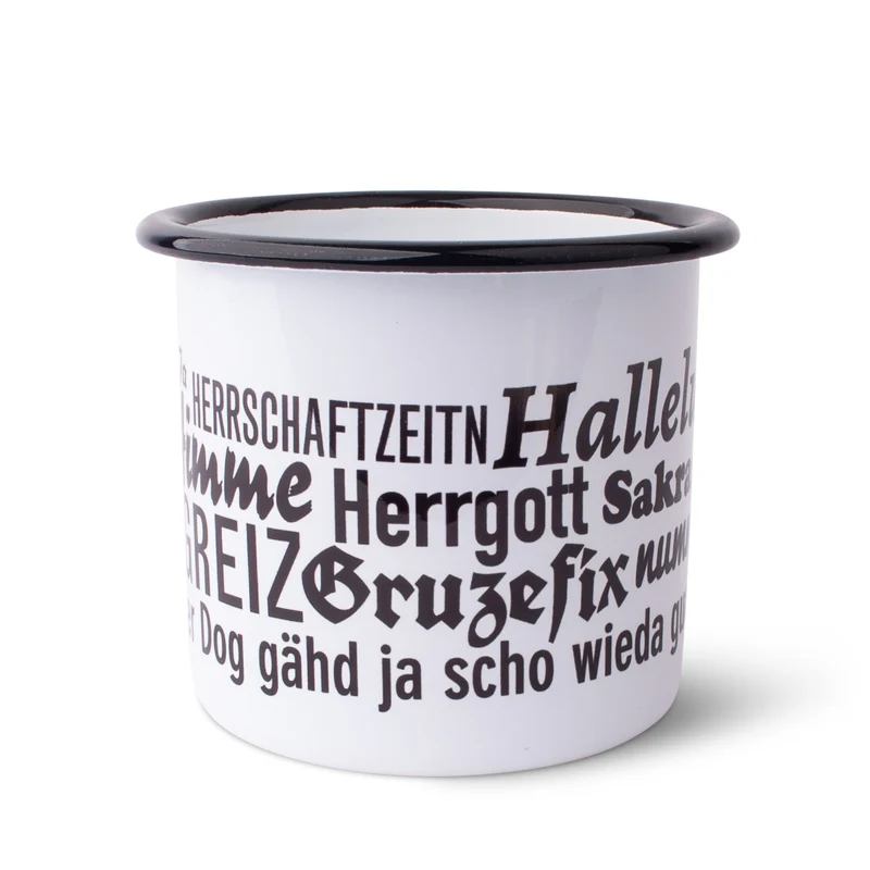 Emaille-Haferl "Hallelujah"