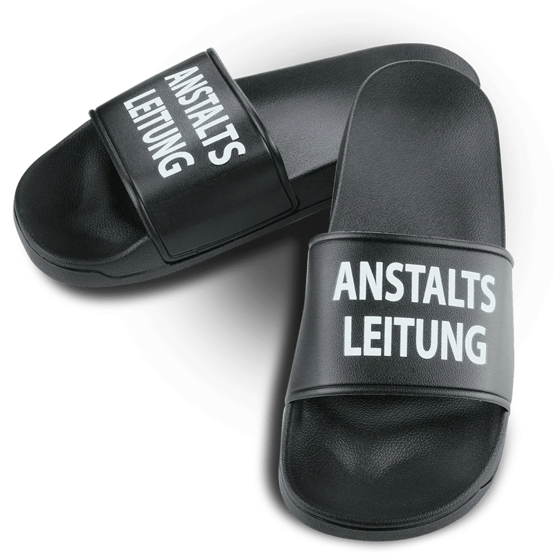 Schlappen "Anstaltsleitung"