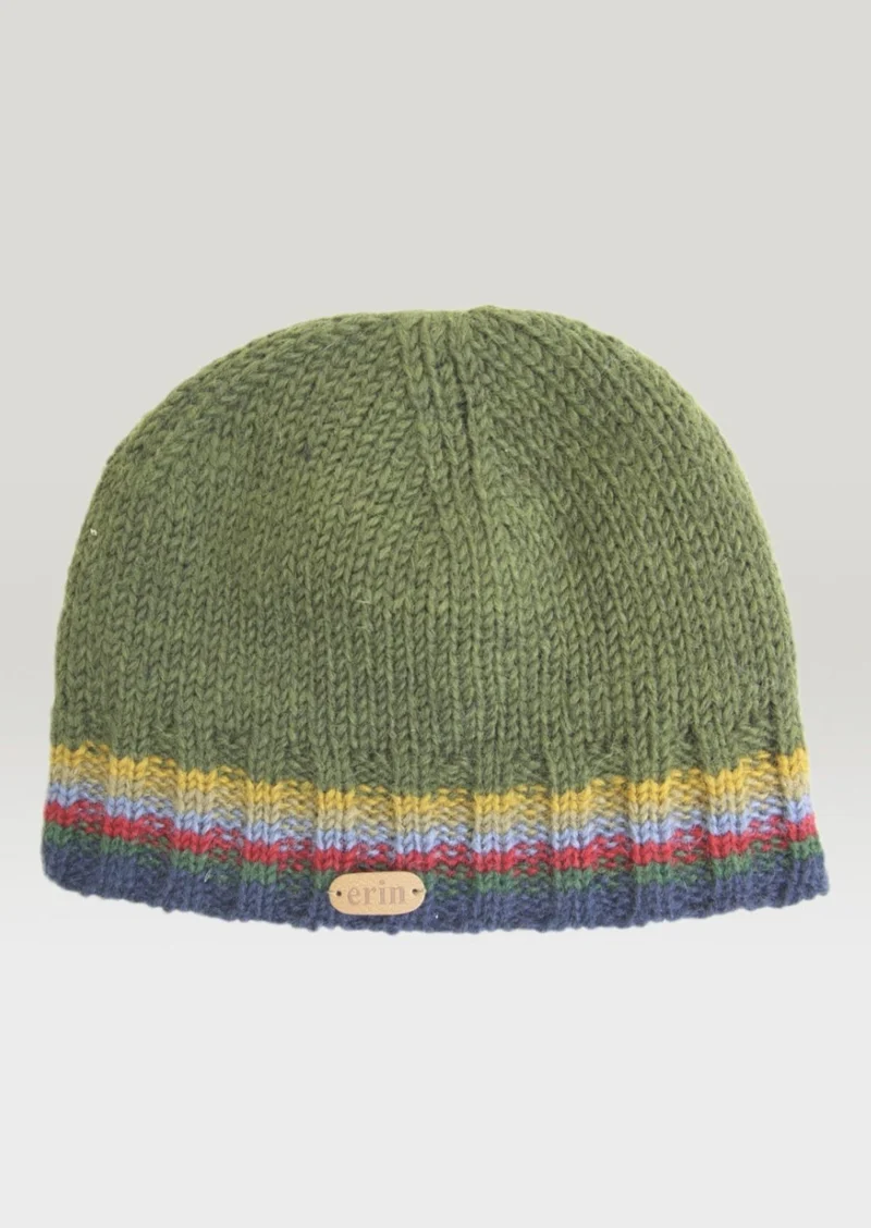 Erin Men's Rib Pullon Hat | Green