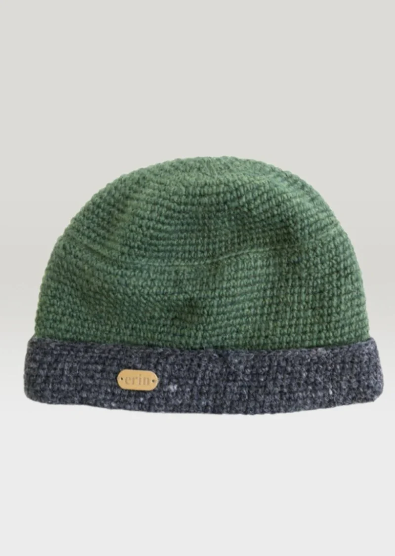 Erin Charcoal Rib Pullon Hat | Charcoal Green