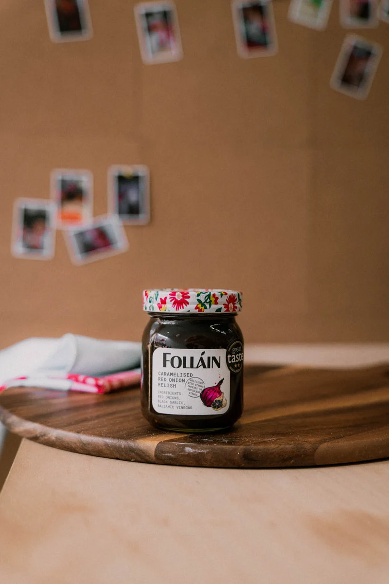 Caramelised Red Onion with Black Garlic Relish | Folláin