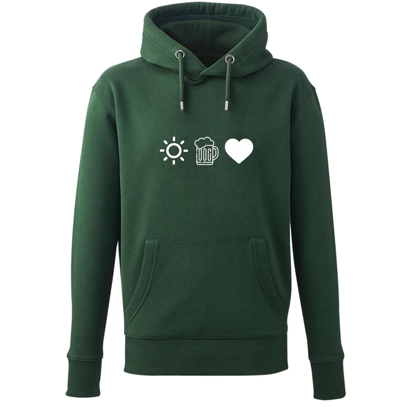 Hoodie "Sun, Bier & Herzl"