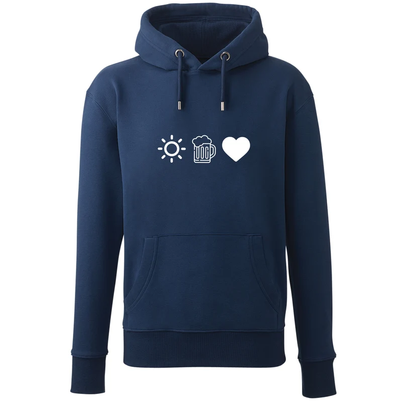 Hoodie "Sun, Bier & Herzl"