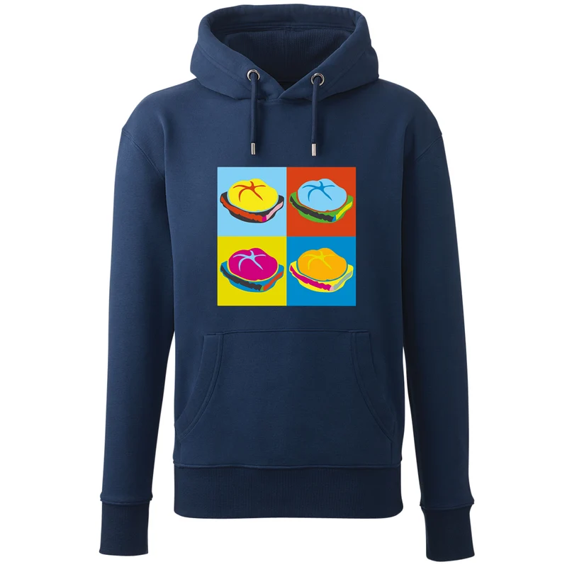 Hoodie "Popart Leberkas"