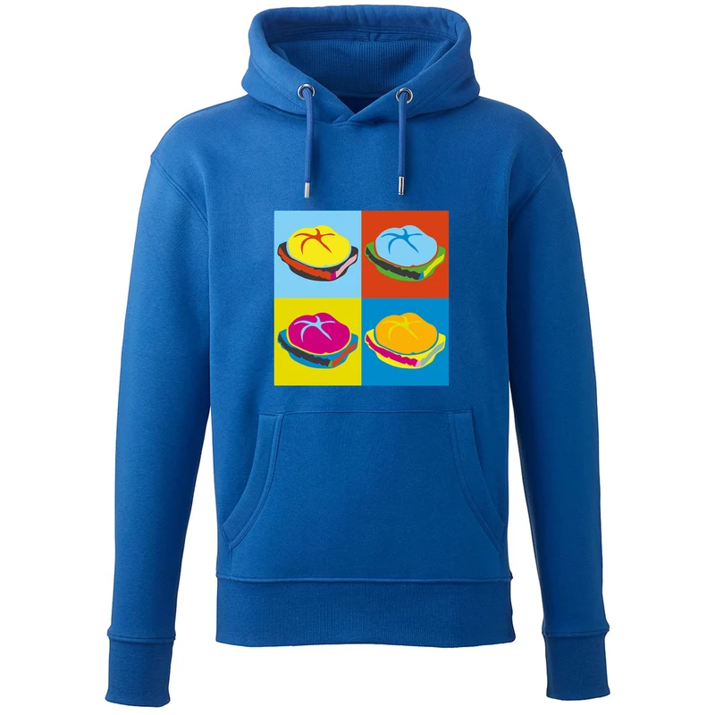 Hoodie "Popart Leberkas"
