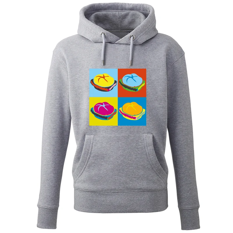 Hoodie "Popart Leberkas"